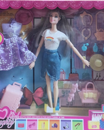 Păpușă cu accesorii 30x6cm LY535