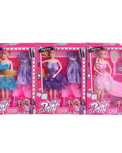 Păpușă cu accesorii 27x6cm Y009