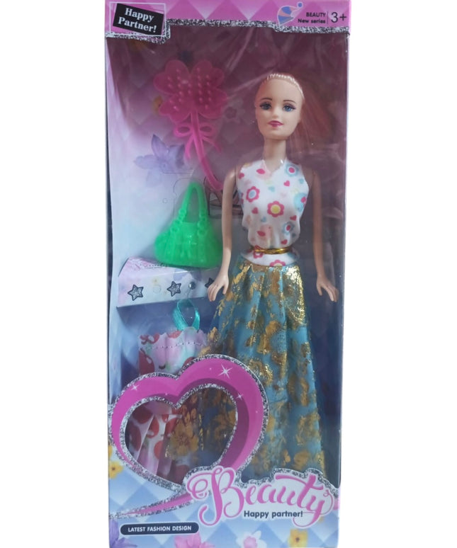 Păpușă cu accesorii 28x6cm 968-2