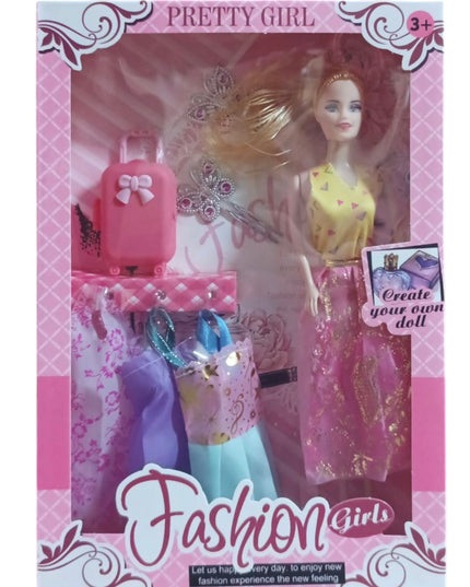 Păpușă cu accesorii 29x7cm 8167