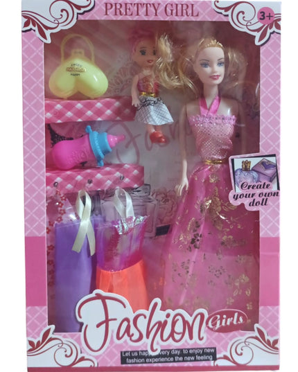 Păpușă cu accesorii 29x7cm 8167