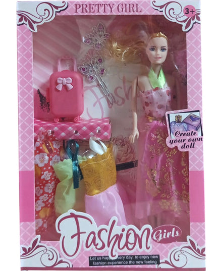 Păpușă cu accesorii 29x7cm 8167