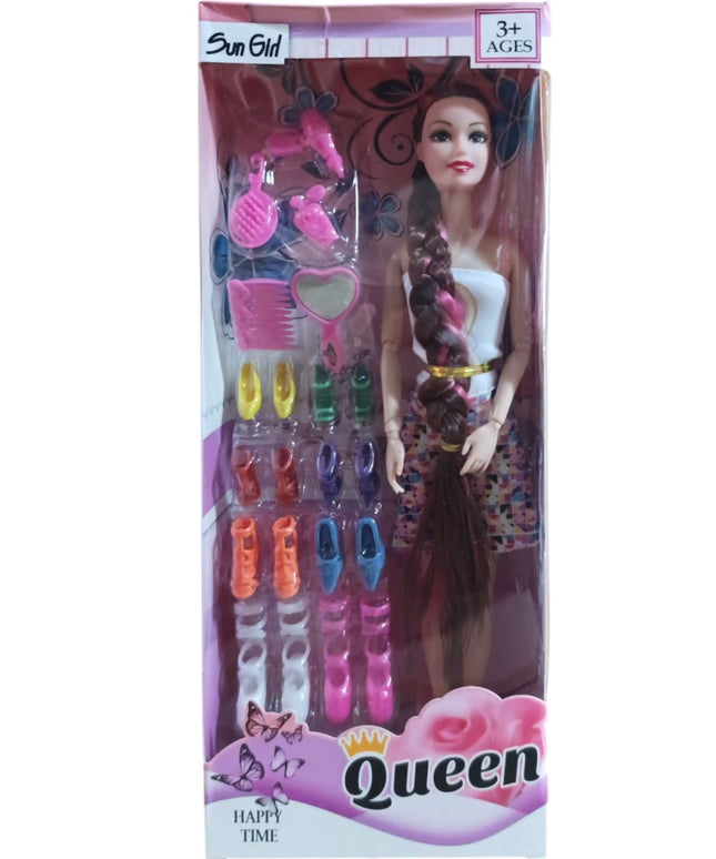 Păpușă cu accesorii 29x7cm YZ013B