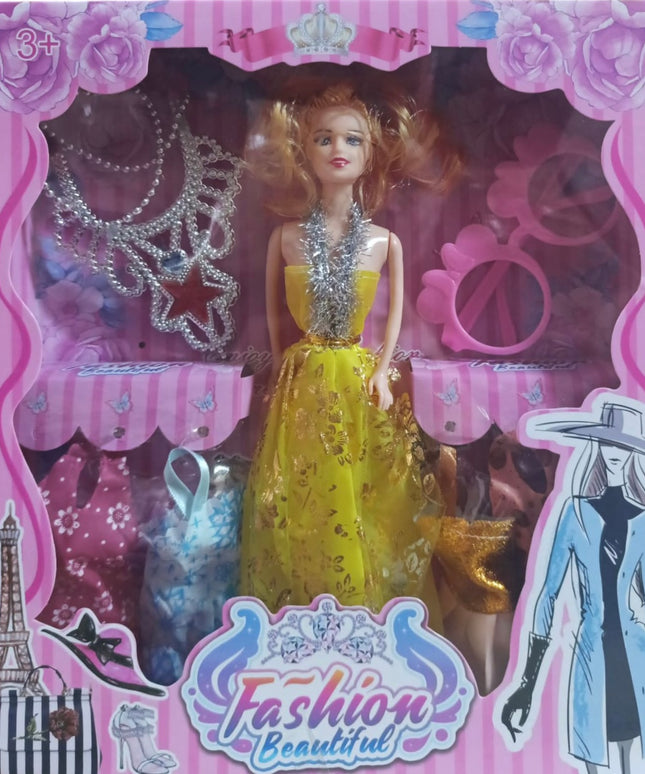 Păpușă cu accesorii 28x6cm 883