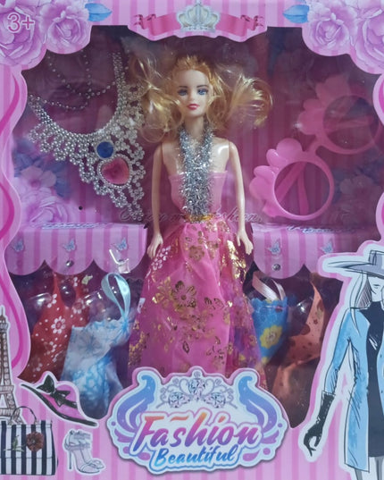 Păpușă cu accesorii 28x6cm 883