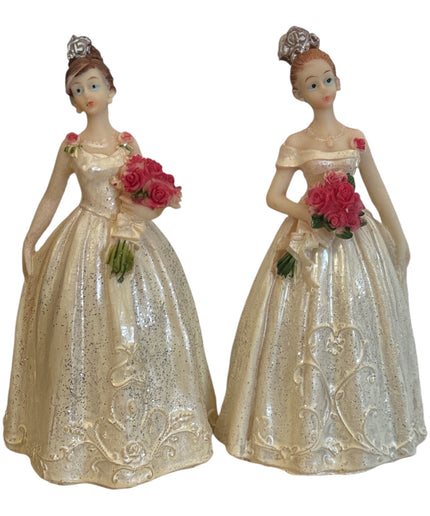 Prințese rășină 2/set 15cm