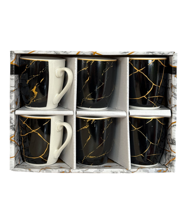 Set cadou 6 căni ceramică Color