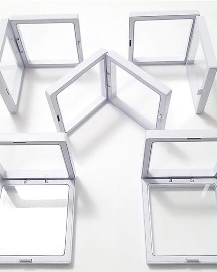 Ramă de prezentare din plastic cu folie flexibilă 10/set 11x11cm