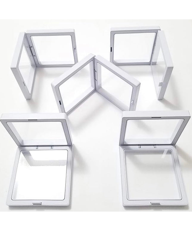 Ramă de prezentare din plastic cu folie flexibilă 10/set 11x11cm