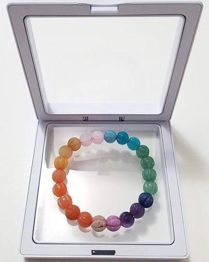 Ramă de prezentare din plastic cu folie flexibilă 10/set 7x7cm