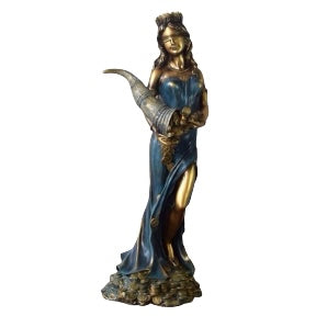 Statuetă Zeița Abundenței cu Cornul Prosperității 63cm