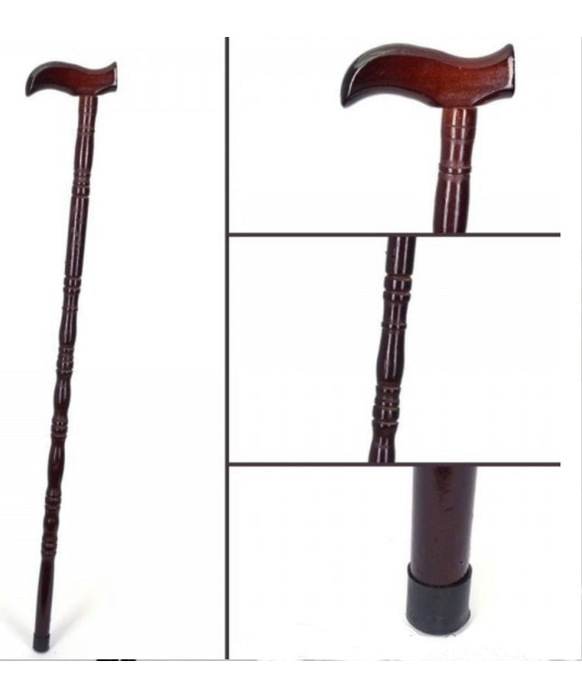 Baston clasic din lemn 90cm