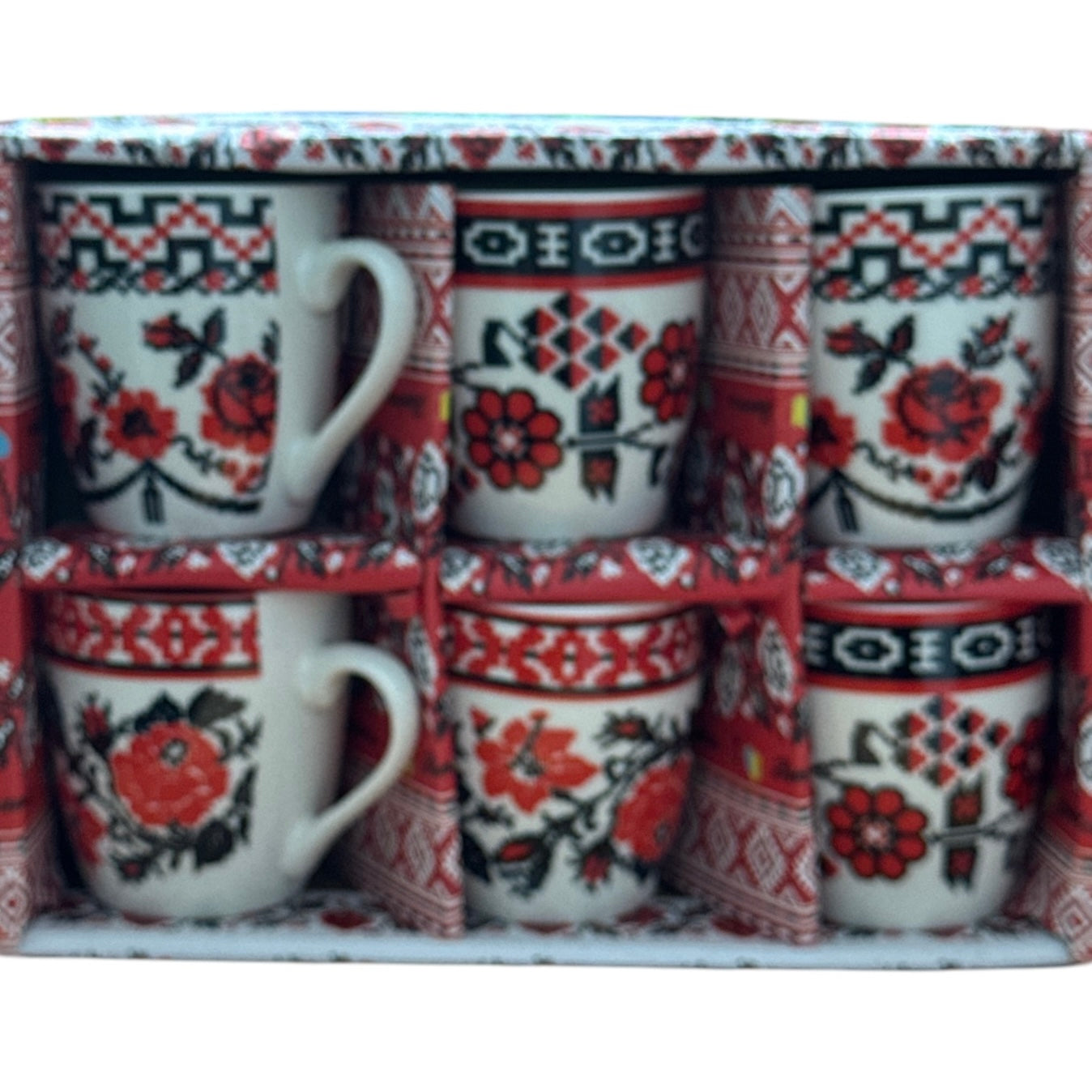 Cană ceramică 6/set Love România