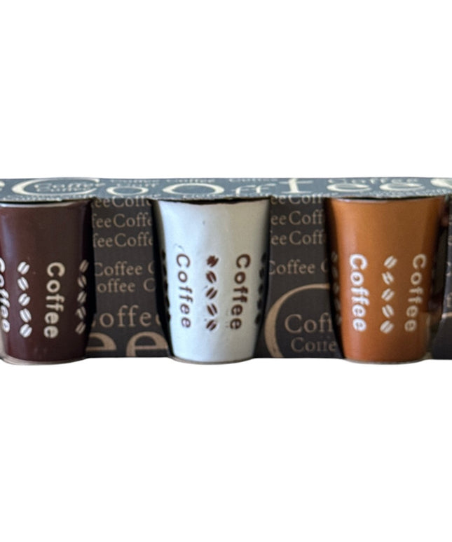 Set 3 căni ceramică Coffee