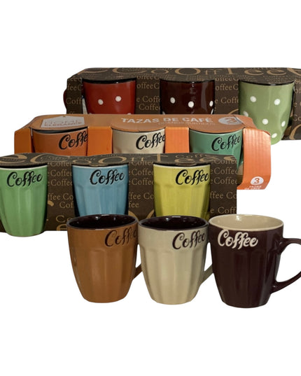 Cană ceramică Cofee 3/set