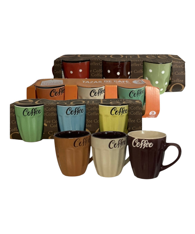 Cană ceramică Cofee 3/set