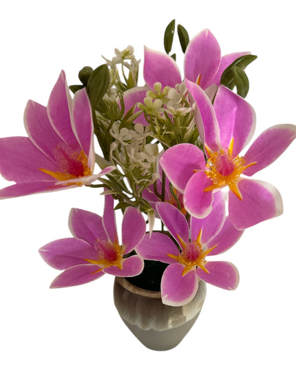 Flori artificiale decorative în ghiveci ceramic 30cm 092-6