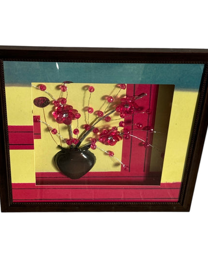 Tablou decorativ cu flori 34cm