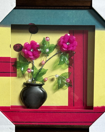 Tablou decorativ cu flori 34cm
