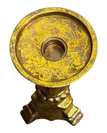 Suport lumânare auriu Vintage 23cm