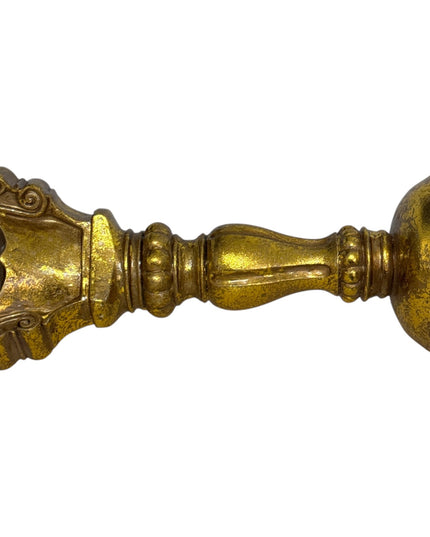 Suport lumânare auriu Vintage 23cm