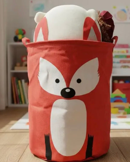 Coș depozitare jucării pliabil, model animăluțe  45x35cm,cod1102-3