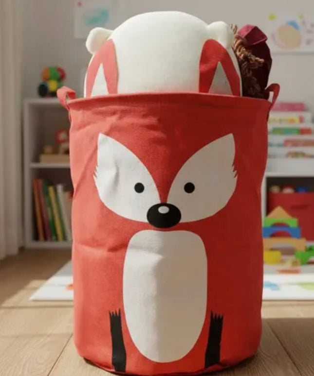 Coș depozitare jucării pliabil, model animăluțe  45x35cm,cod1102-3