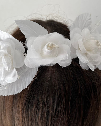 Coroniță de păr pentru nuntă 24cm