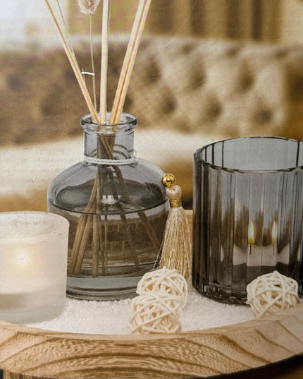 Set cadou aromaterapie – Difuzor cu bețișoare și lumânări decorative 1144-1