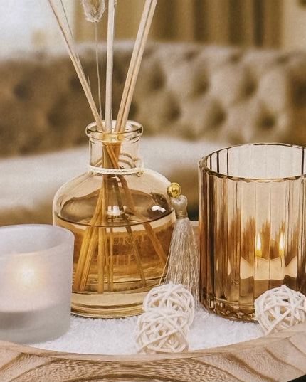 Set cadou aromaterapie – Difuzor cu bețișoare și lumânări decorative 1144-2