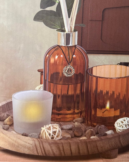Set cadou aromaterapie – Difuzor cu bețișoare și lumânări decorative 1144-3