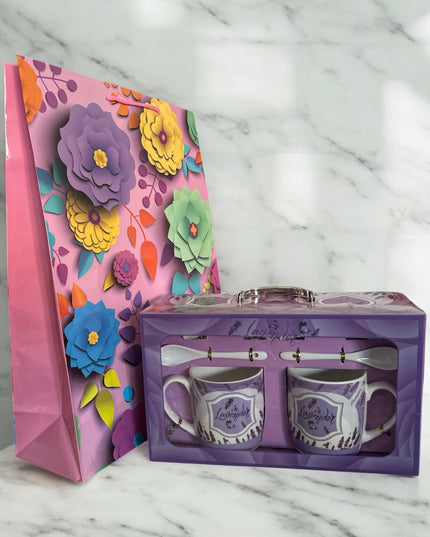 Pungă cadou Flori 12/set. 43cm