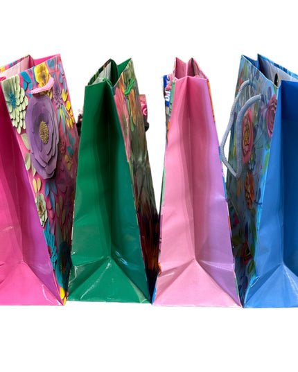 Pungă cadou Flori 12/set. 43cm