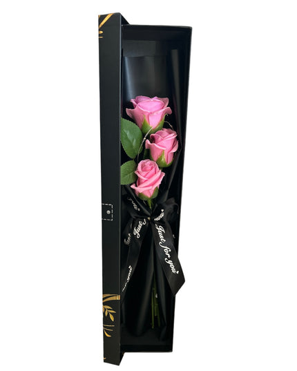 Buchet trandafiri săpun cu lumini  44cm 935-5