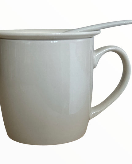 Set cadou 2 căni cu capac și linguriță  HK1647