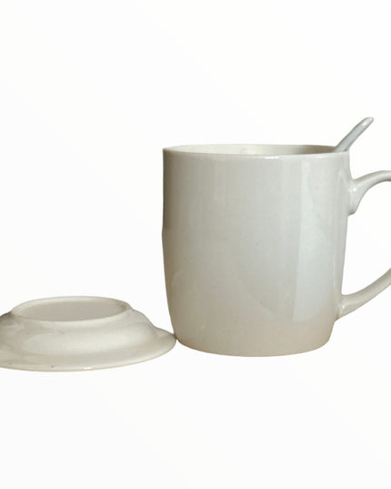 Set cadou 2 căni cu capac și linguriță  HK1647