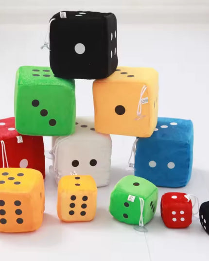 Zaruri plușate colorate 12/set 6cm