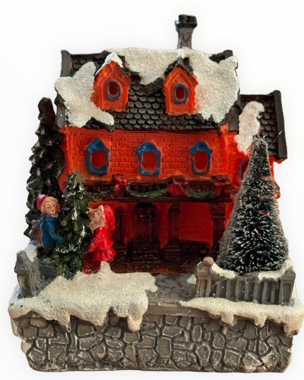 Căsuță cu lumini 13cm 902-9