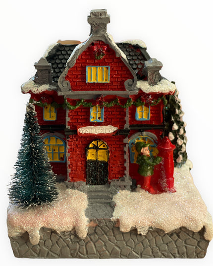 Căsuță cu lumini 13cm 902-9