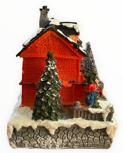 Căsuță cu lumini 13cm 902-9