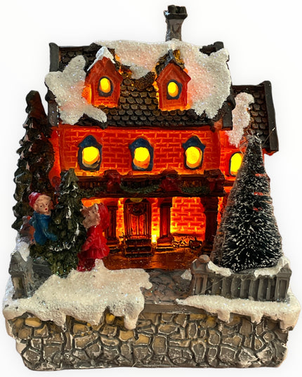 Căsuță cu lumini 13cm 902-9