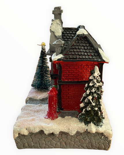 Căsuță cu lumini 13cm 902-9