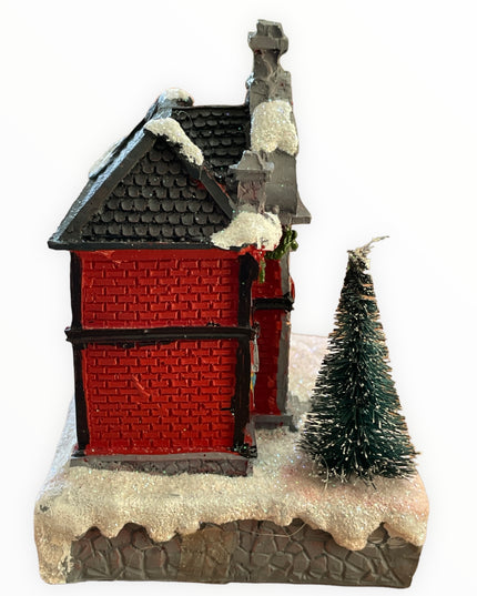 Căsuță cu lumini 13cm 902-9