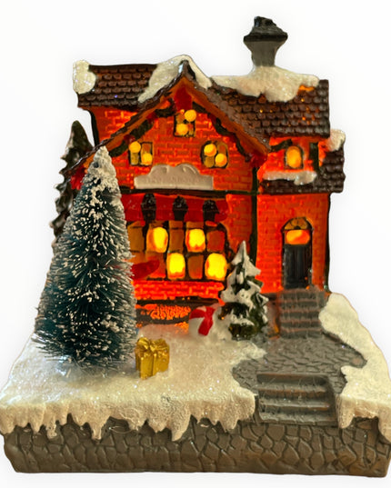 Căsuță cu lumini 13cm 902-9