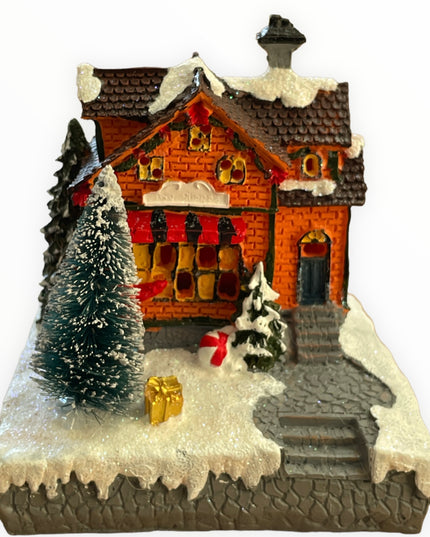 Căsuță cu lumini 13cm 902-9