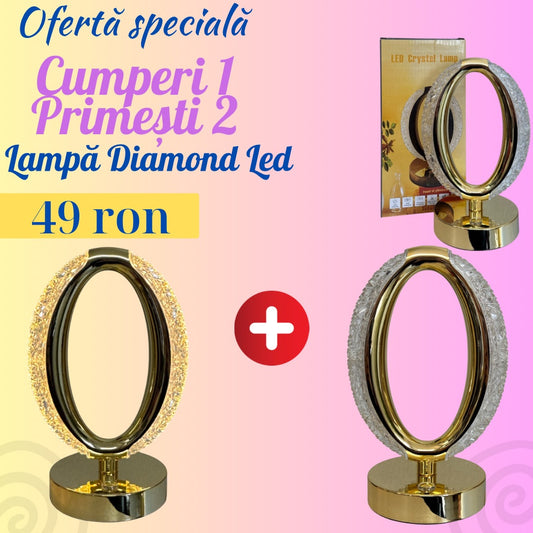 Lampă decorativă Diamond cu senzor 1 + 1 GRATIS