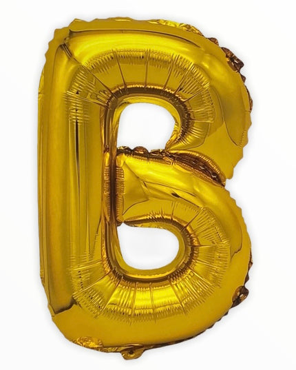 Balon din Folie în Formă de Literă – 45 cm, Auriu