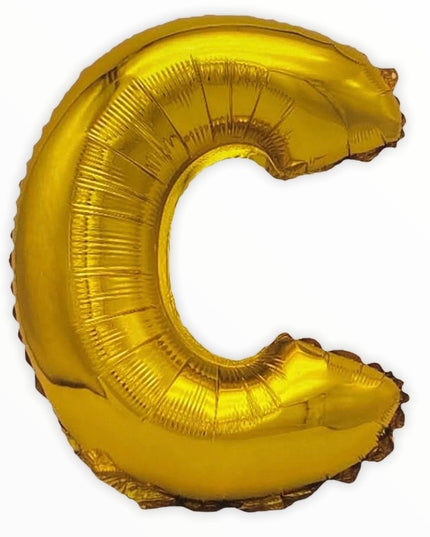 Balon din Folie în Formă de Literă – 45 cm, Auriu