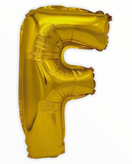 Balon din Folie în Formă de Literă – 45 cm, Auriu