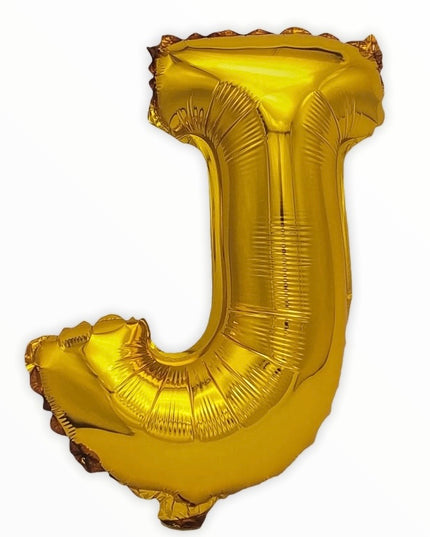 Balon din Folie în Formă de Literă – 45 cm, Auriu